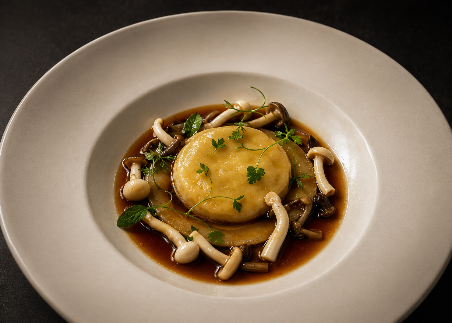 Seasonal starter with premium ingredients